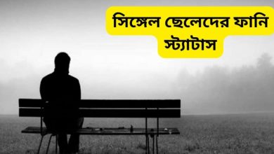 সিঙ্গেল ছেলেদের ফানি স্ট্যাটাস বাংলা