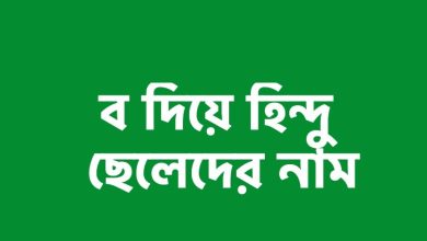 ব দিয়ে হিন্দু ছেলেদের স্টাইলিশ নাম