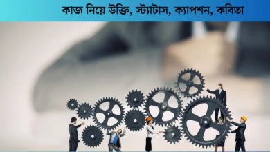 কাজ নিয়ে উক্তি