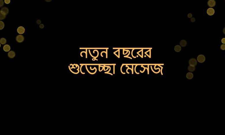 নতুন বছরের শুভেচ্ছা মেসেজ বন্ধু