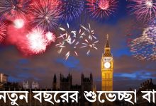 নতুন বছরের শুভেচ্ছা স্ট্যাটাস 2025